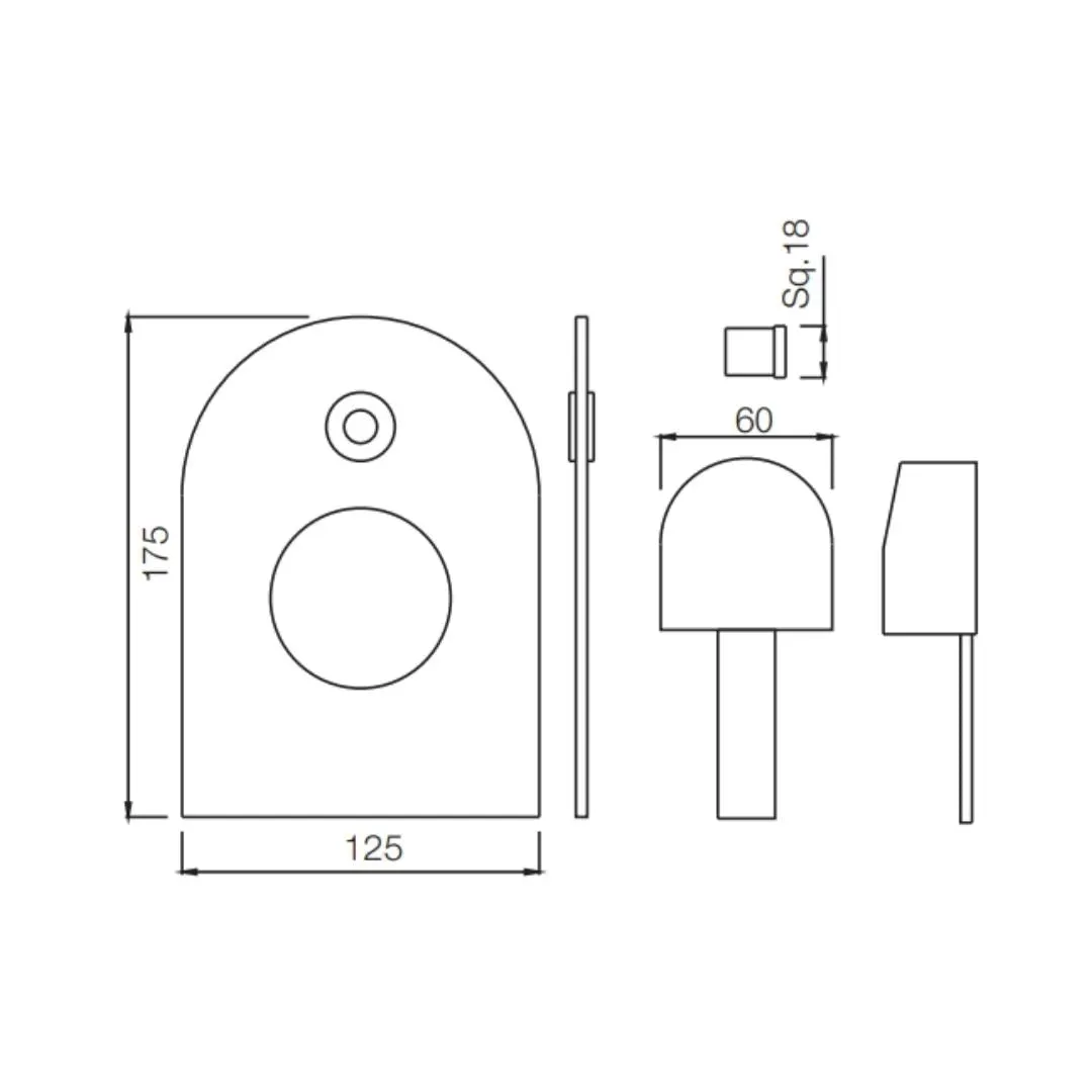 Jaquar 2 way diverter D'Arc high flow DRC-CHR-37079NK Chrome - image 2