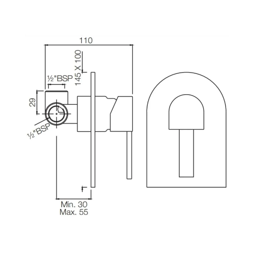 Jaquar 1 way diverter D'Arc normal flow DRC-CHR-37227K Chrome - image 2