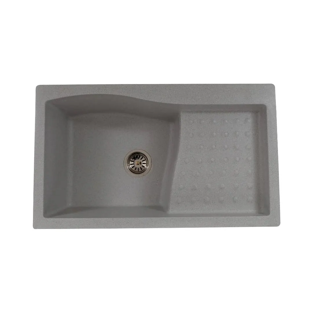 Hindware quartz sink emerald emerald 32 x 19 x 8 ( 32 x 19 inches ) HINDWARE-QUARTZ-SINK-EMERALD-EMERALD-32-X-19-X-8-32-X-19-INCHES-EROS Mars - image 1