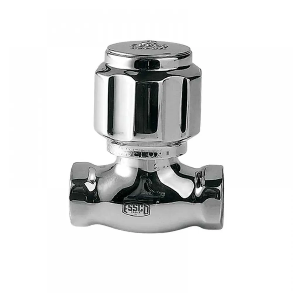 Essco Delux Stop Valve for Basin DLX-CHR-513BKN Chrome - image 1