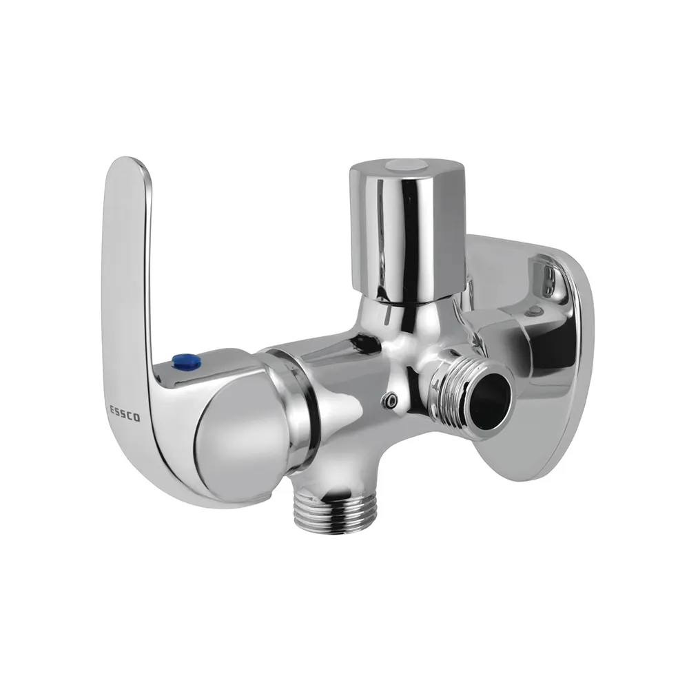 Essco Orbit 2 Way Angle Valve for Basin ORB-CHR-105067 Chrome - image 1