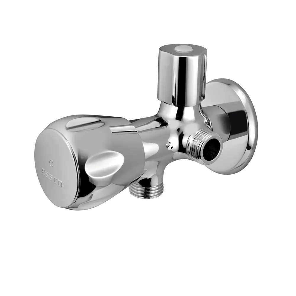 Essco Sumthing Special 2 Way Angle Valve for Basin SQT-CHR-526AFKN Chrome - image 1