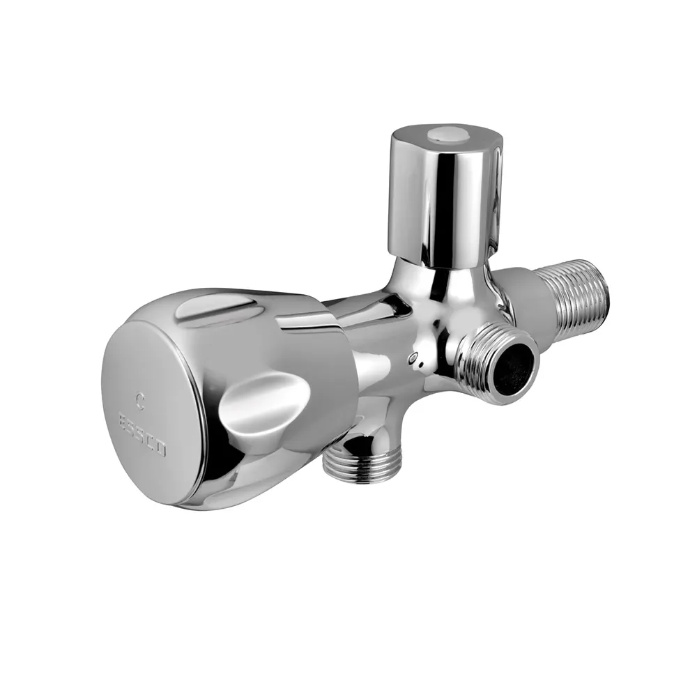 Essco Sumthing Special 2 Way Angle Valve for Basin SQT-CHR-526AKN Chrome - image 1