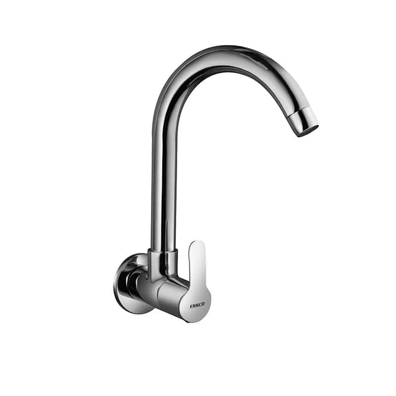 Essco Cosmo Kitchen Sink Tap, Wall Mounted, Swinging Spout COS-103347N COS-CHR-103347N Standard - image 1