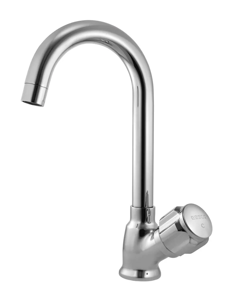Essco Delux Kitchen Sink Tap, Table Mounted, Swinging Spout DLX-523S DLX-CHR-523S Standard - image 1