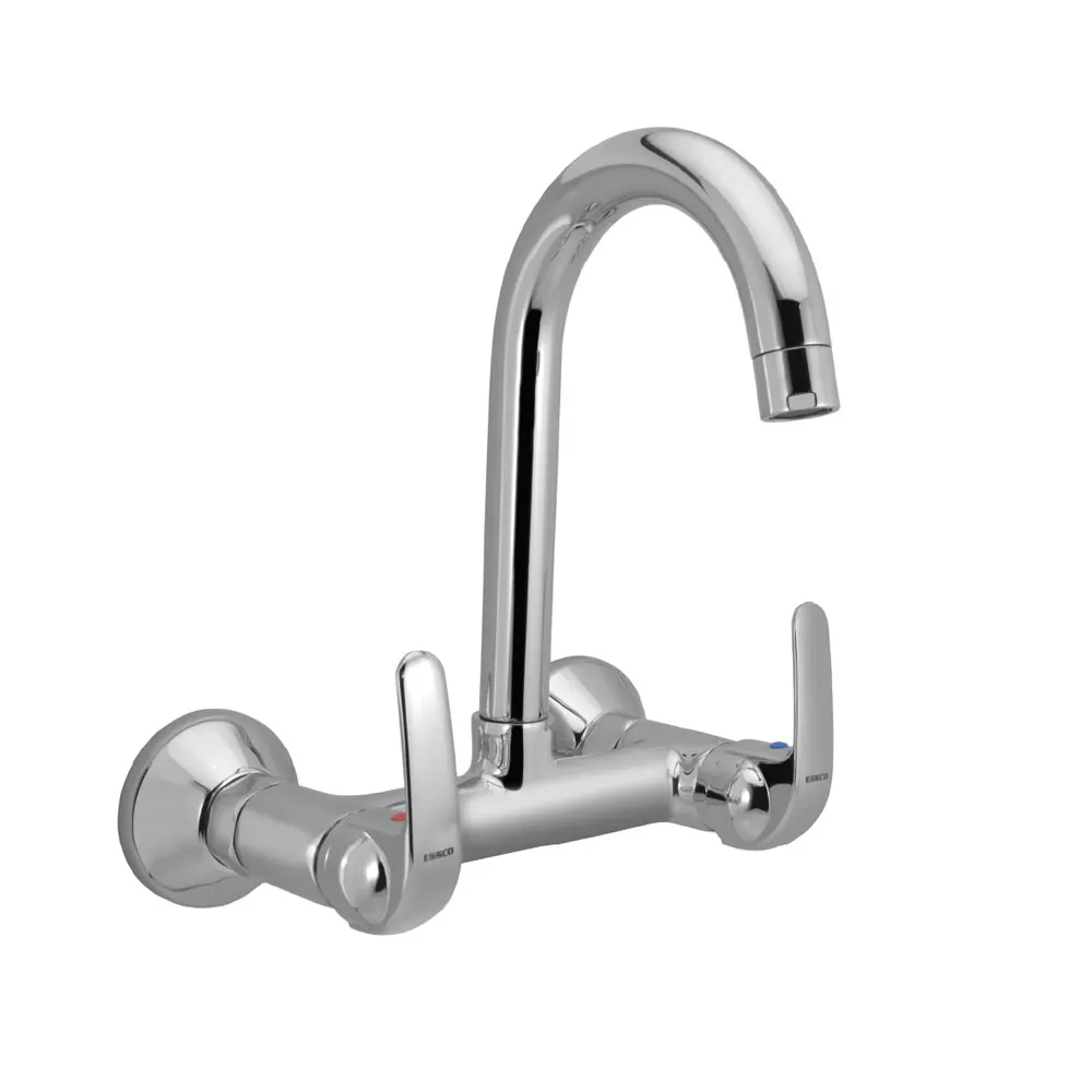 Essco Orbit Kitchen Sink Mixer, Wall Mounted, Swinging Spout ORB-105309 ORB-CHR-105309 Standard - image 1