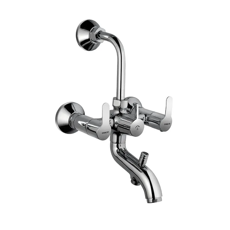 Essco Cosmo 3 Way Wall Mixer COS-CHR-103281 Chrome - image 1