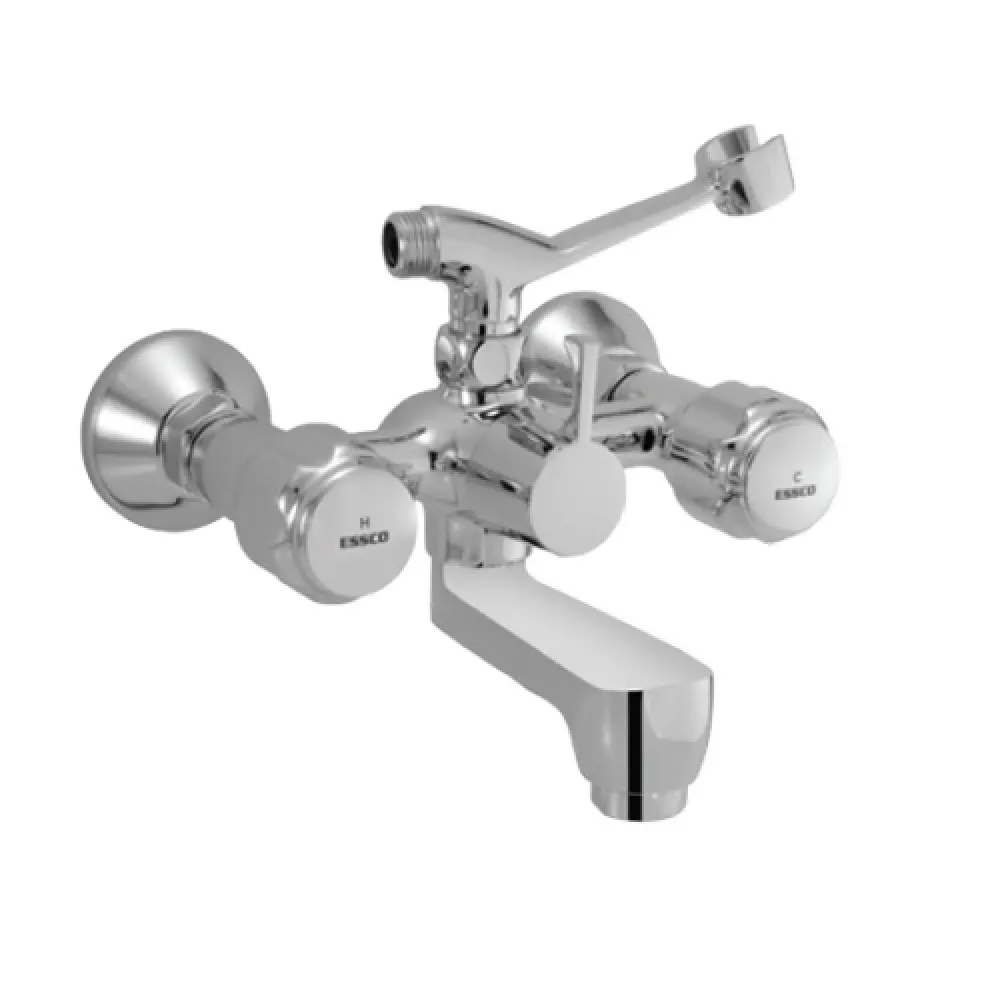 Essco Delux 2 Way Wall Mixer DLX-CHR-517KN Chrome - image 1
