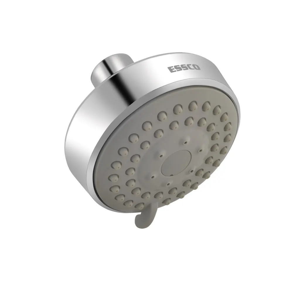 Essco Round Overhead Shower 80mm, Multi Flow, ABS Body EOS-CHR-1995 Chrome - image 1