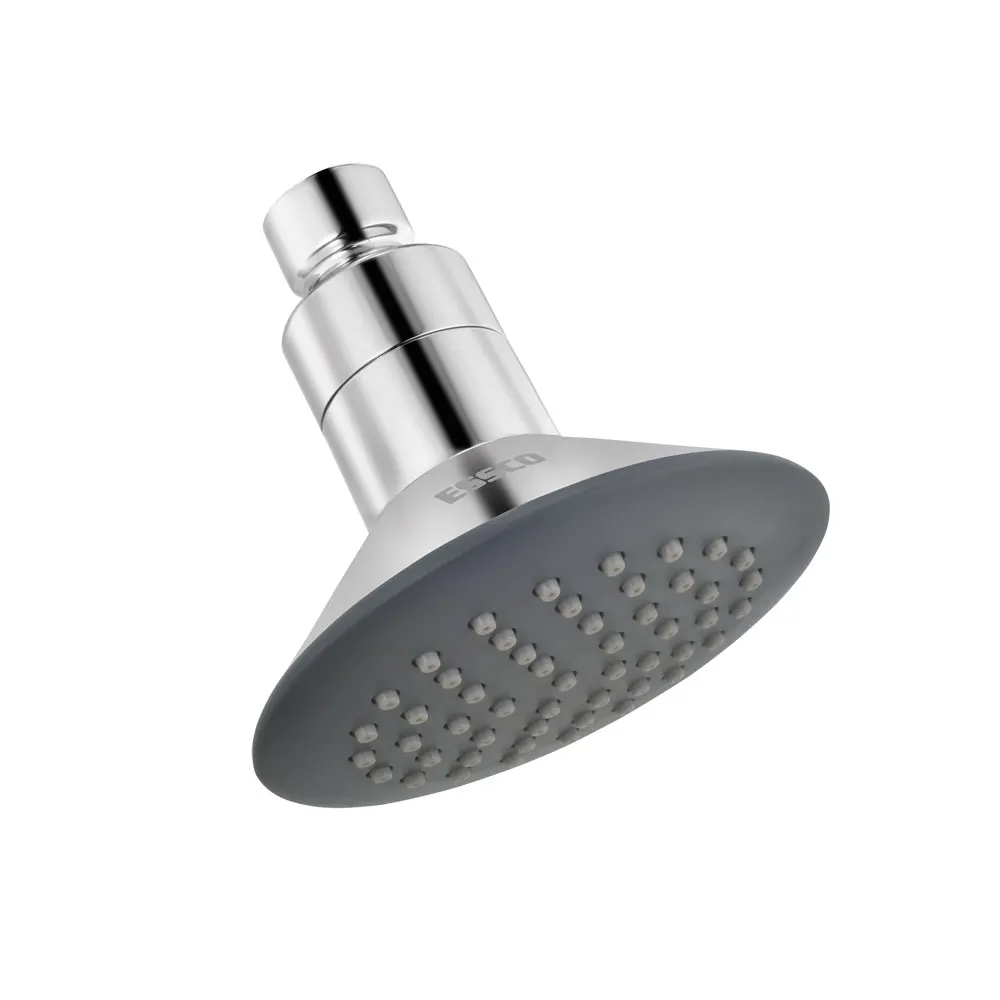 Essco Round Overhead Shower 100mm, Single Flow, ABS Body EOS-CHR-542N Chrome - image 1