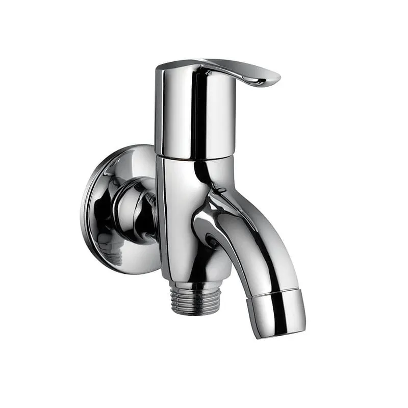 Essco Cosmo 2 Way Bib Tap for WC Area COS-CHR-103041 Chrome - image 1