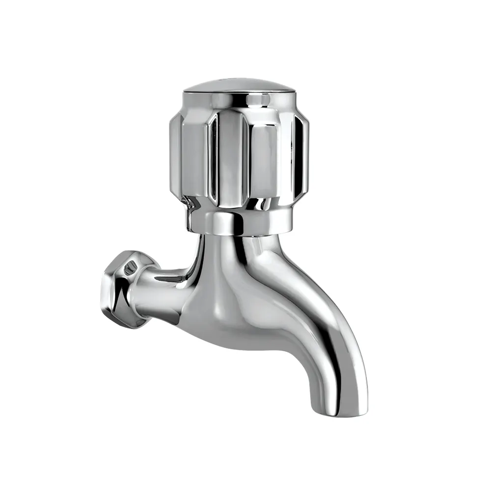 Essco Delux Bib Tap for WC Area DLX-CHR-511KN Chrome - image 1