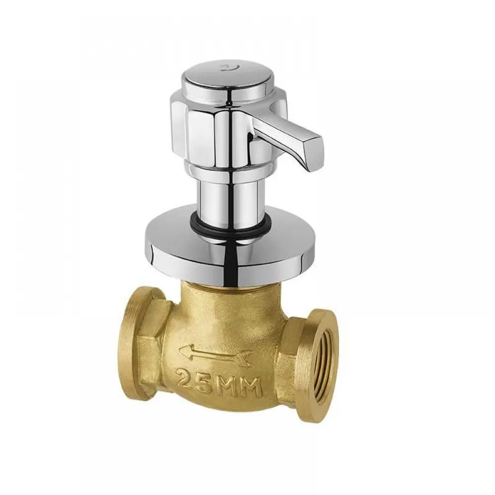 Essco Delux Flush Tap for WC Area DLX-CHR-551 Chrome - image 1