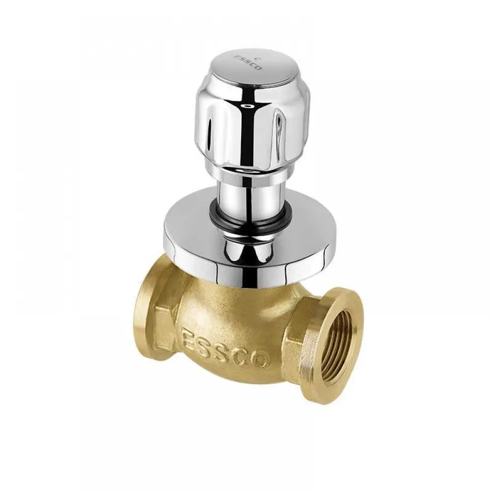 Essco Delux Flush Tap for WC Area DLX-CHR-553 Chrome - image 1