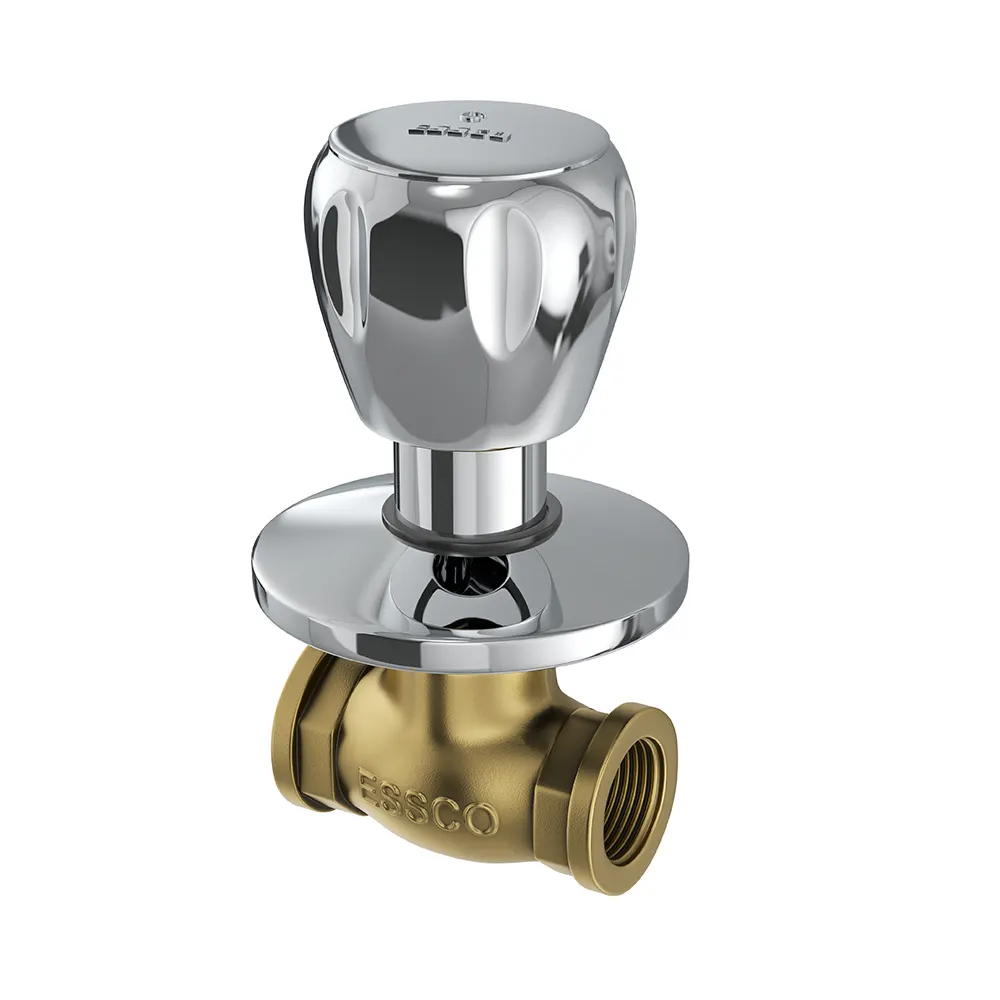 Essco Sumthing Special Flush Tap for WC Area SPL-CHR-553 Chrome - image 1