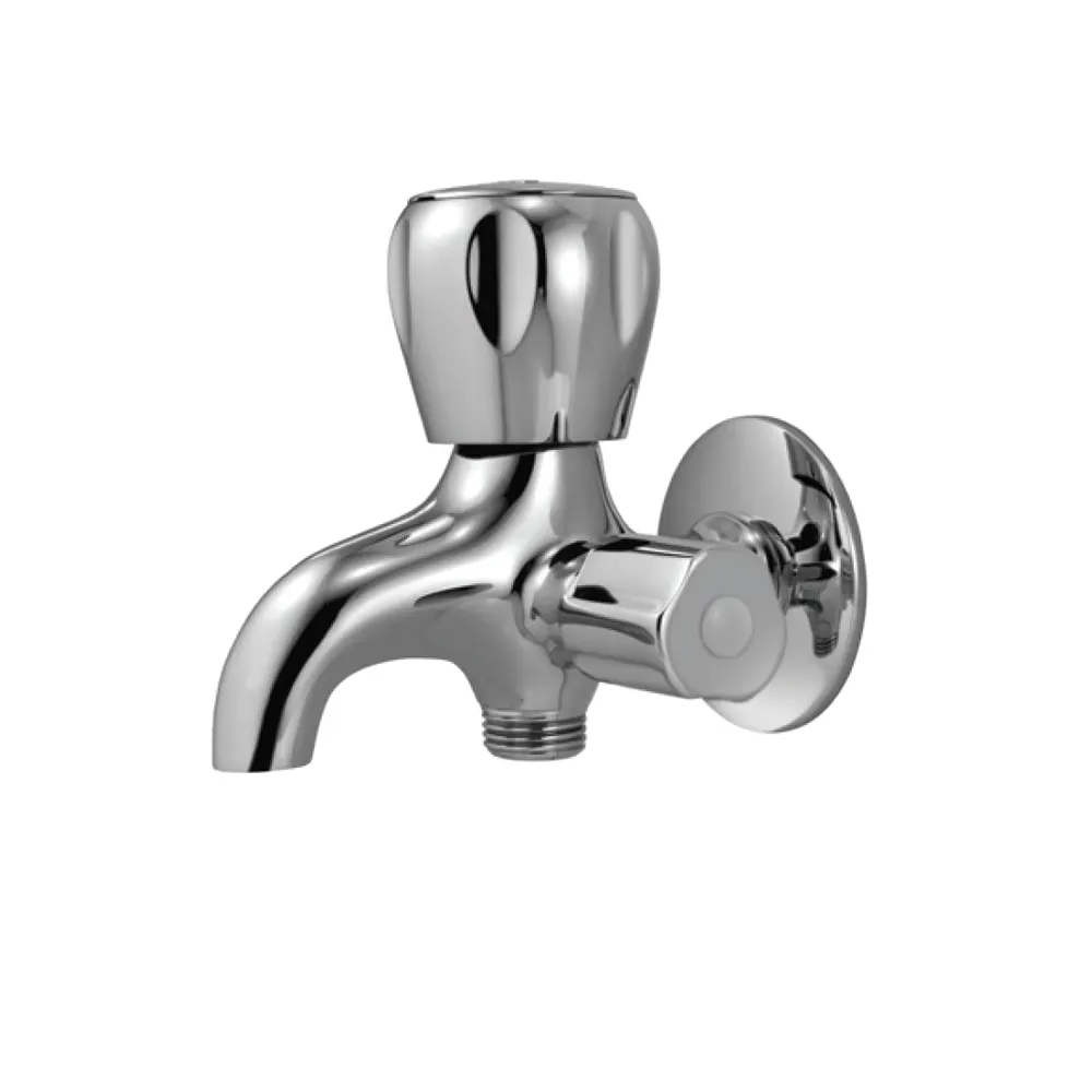 Essco Sumthing Special 2 Way Bib Tap for WC Area SQT-CHR-512ANKN Chrome - image 1