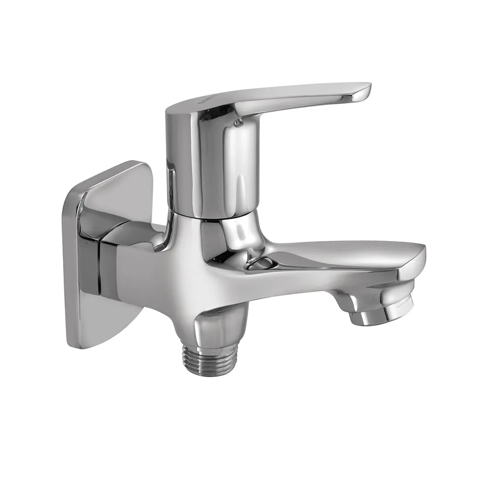 Essco Stella 2 Way Bib Tap for WC Area STE-CHR-107041 Chrome - image 1