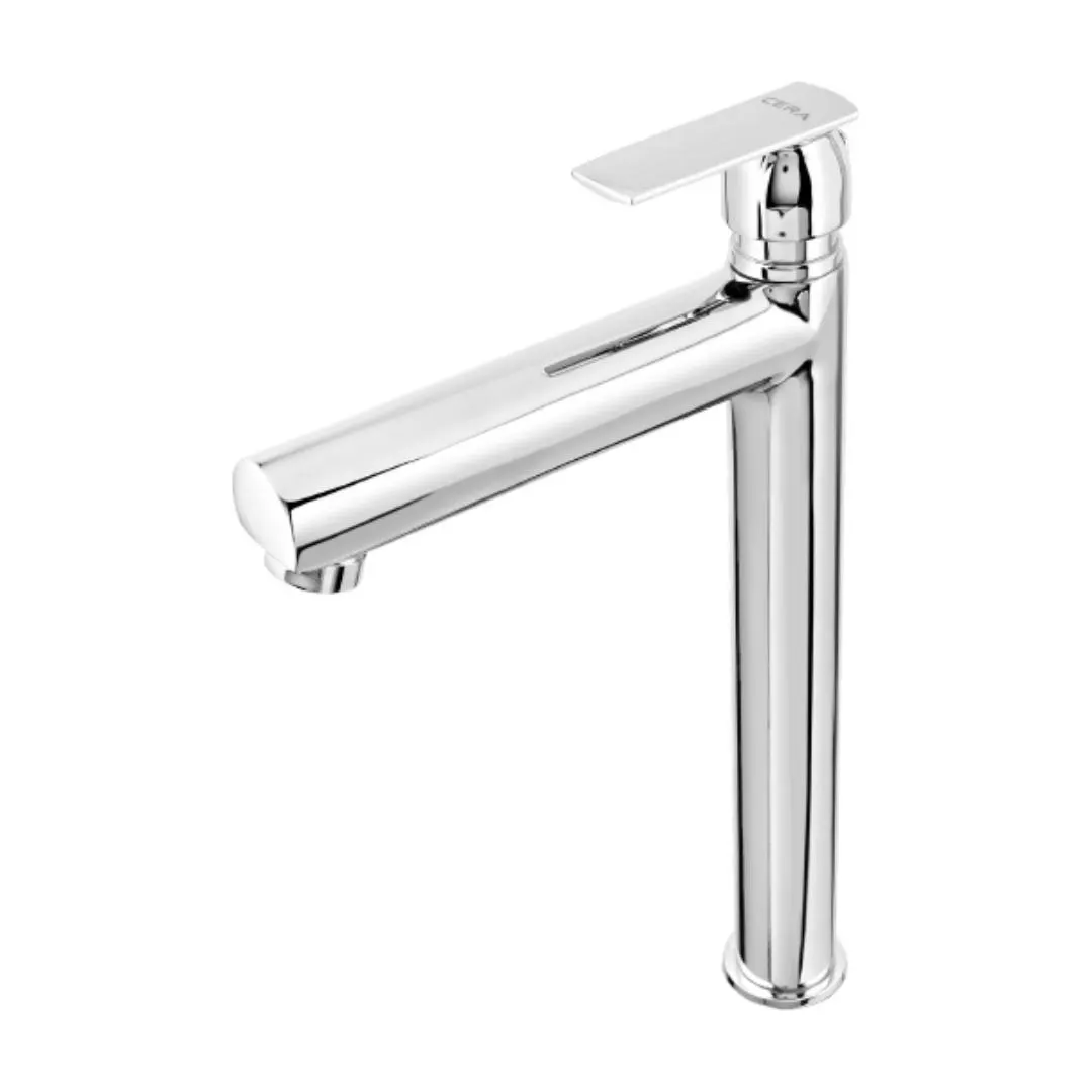 Cera table mounted tall boy basin tap titanium F1003102 F1003102 Chrome - image 2