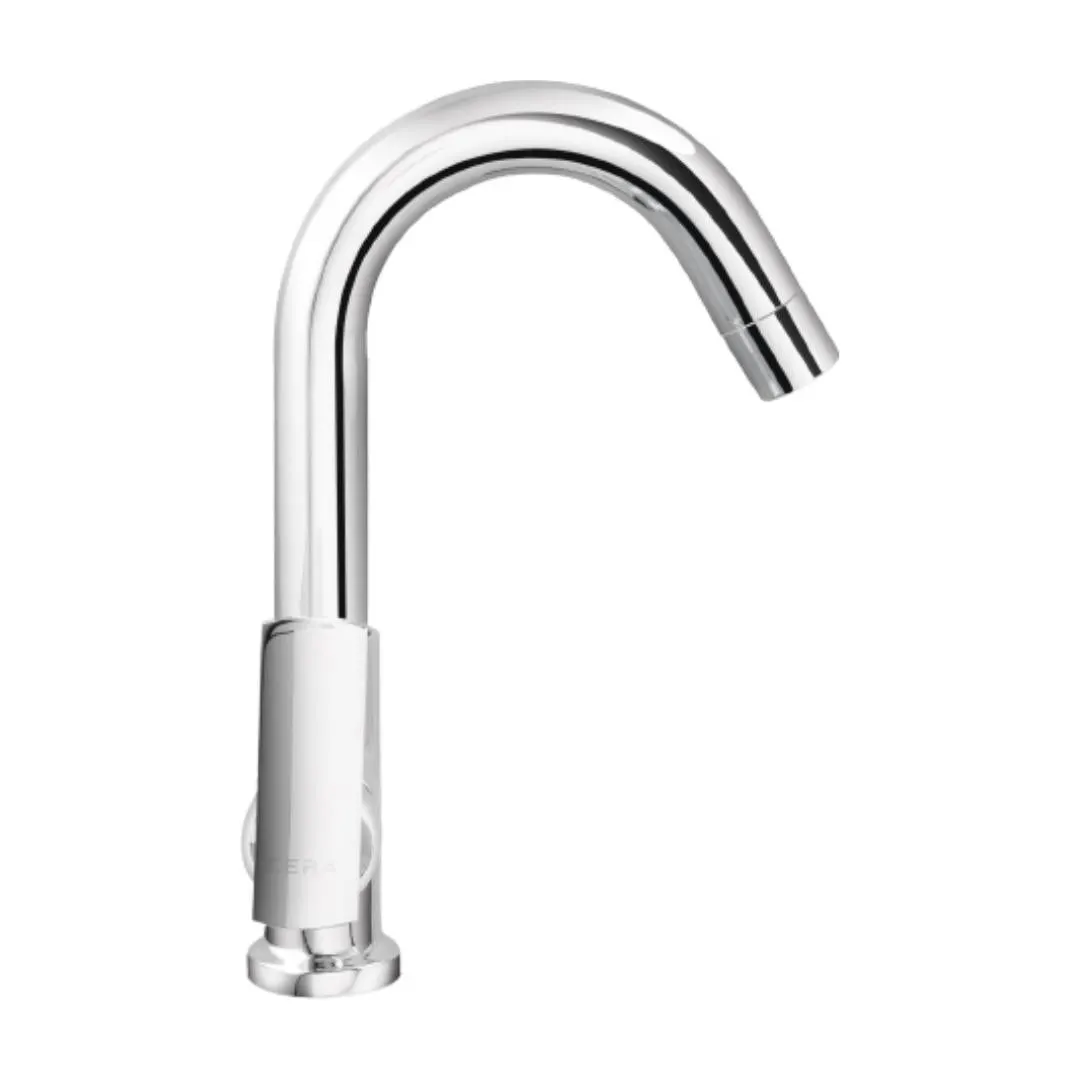 Cera table mounted regular basin tap titanium F1003104 F1003104 Chrome - image 2