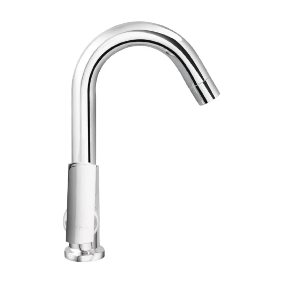 Cera table mounted regular basin tap titanium F1003104 F1003104 Chrome - image 3