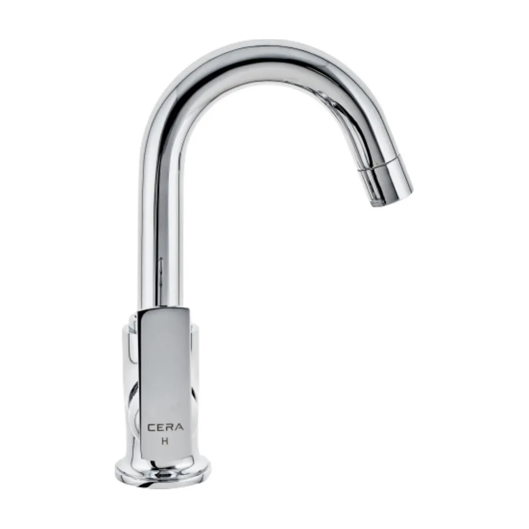 Cera table mounted regular basin mixer titanium F1003461 F1003461 Chrome - image 2