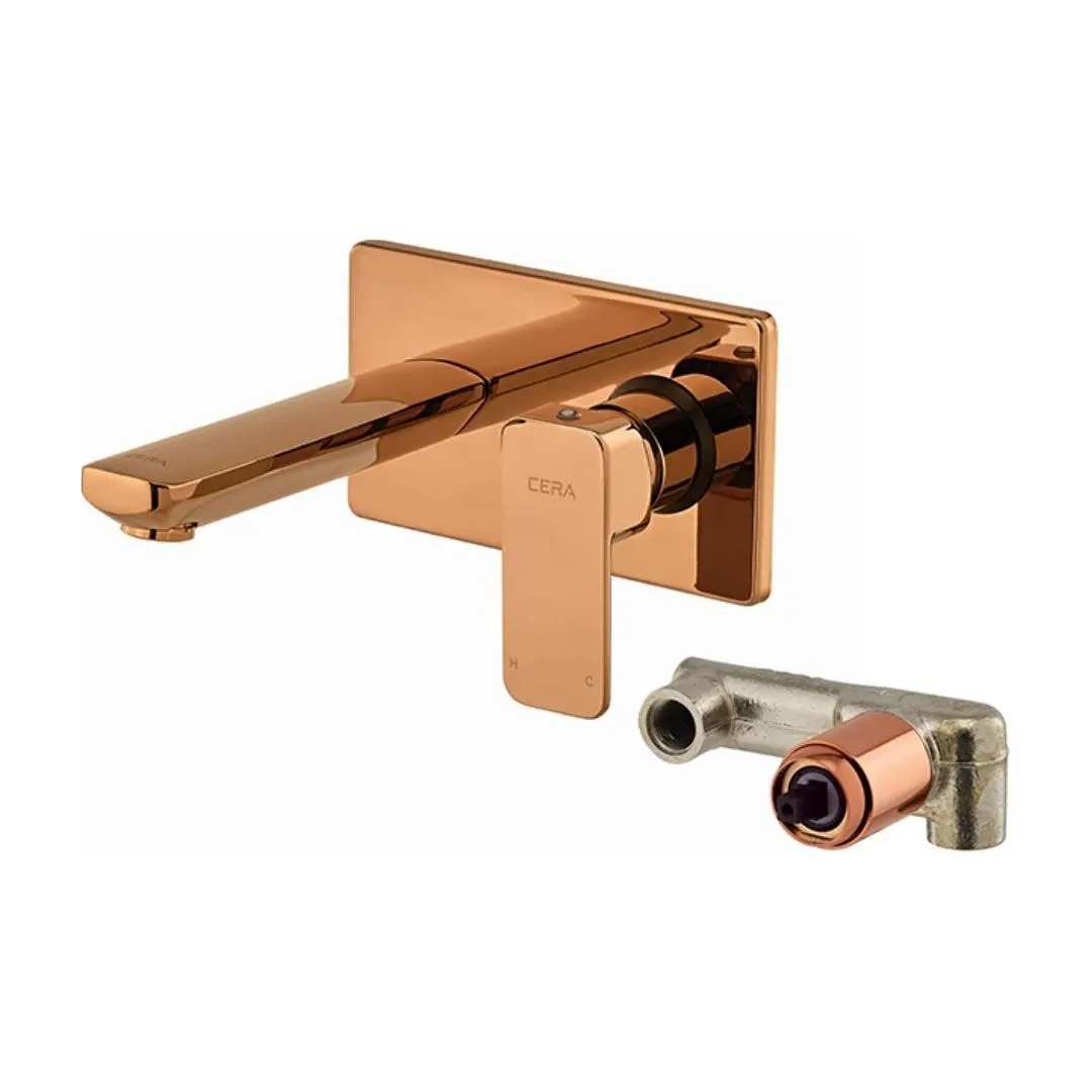 Cera wall mounted basin mixer ruby F1005473RG F1005473RG Rose Gold - image 2