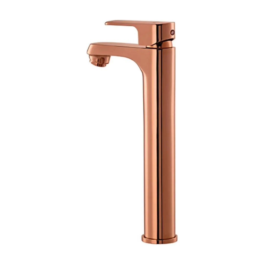 Cera table mounted tall boy basin mixer chelsea F1016452RG F1016452RG Rose Gold - image 3