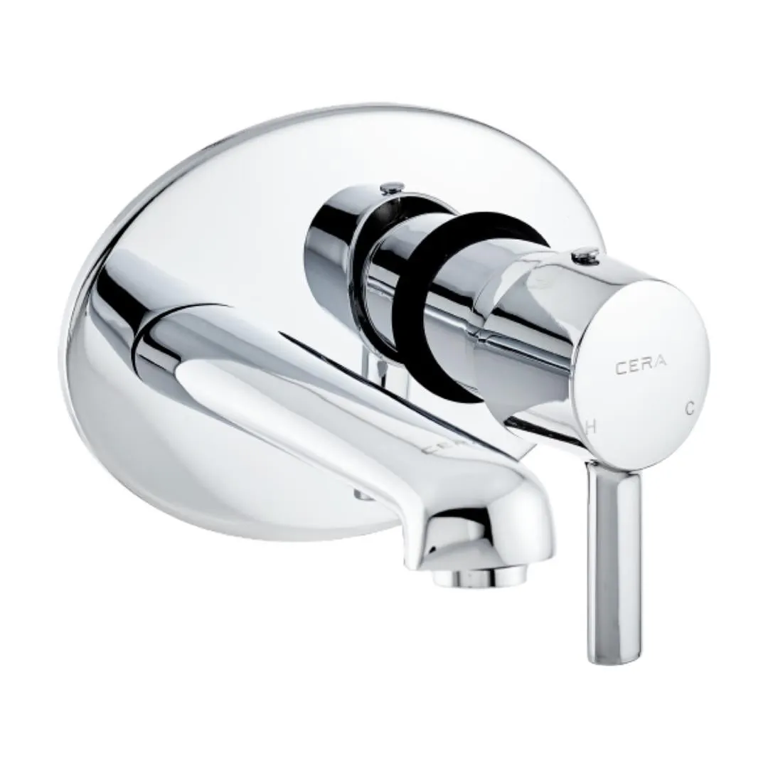 Cera wall mounted basin mixer ripple F1017473 F1017473 Chrome - image 3