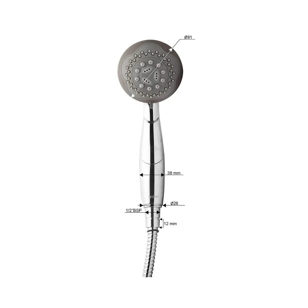 Hindware multi flow hand shower urban collection F160047 Chrome - image 4