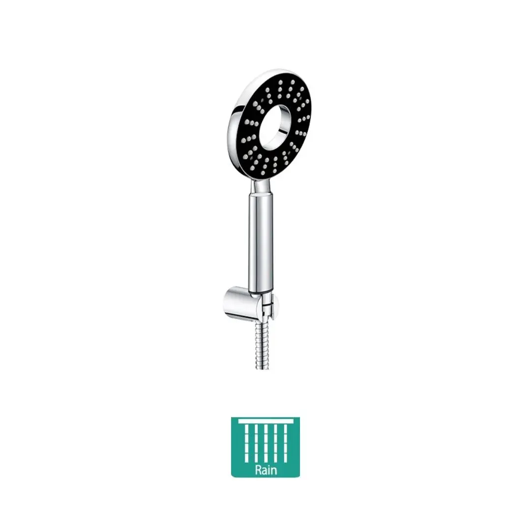 Hindware single flow hand shower glamour collection F160114 Black - image 2