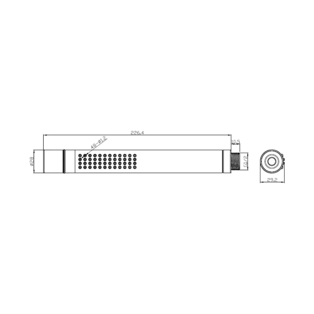 Hindware multi flow hand shower glamour collection F500007 Chrome - image 3