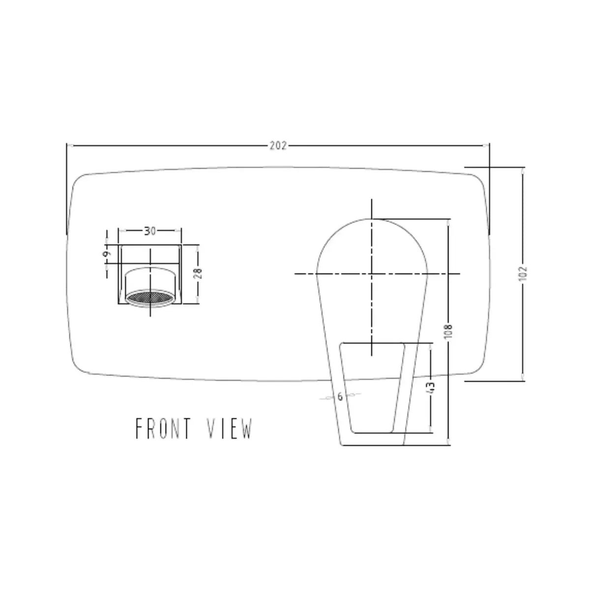 Hindware wall mounted basin mixer aspiro F570035 Chrome - image 2