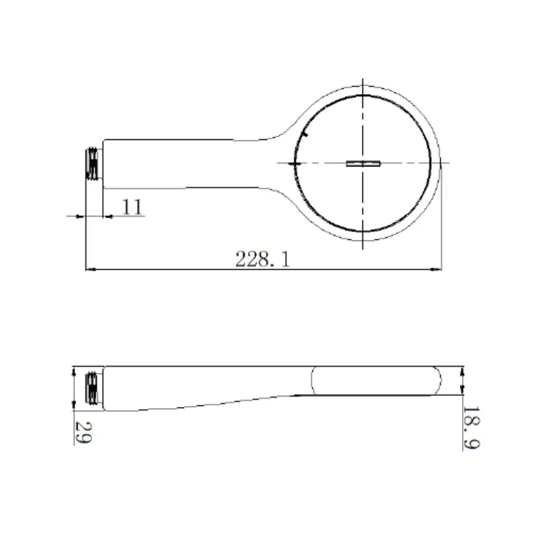 American Standard single flow hand shower FFASS506-000560BA0 FFASS506-000560BA0 Chrome - image 5