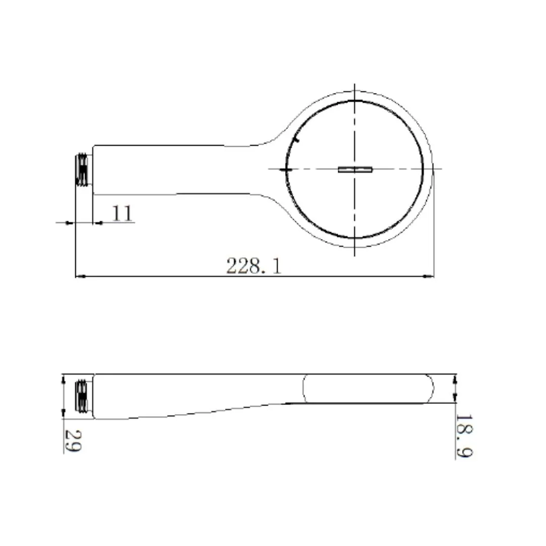 American Standard single flow hand shower FFASS506-000600BA0 FFASS506-000600BA0 Chrome - image 6