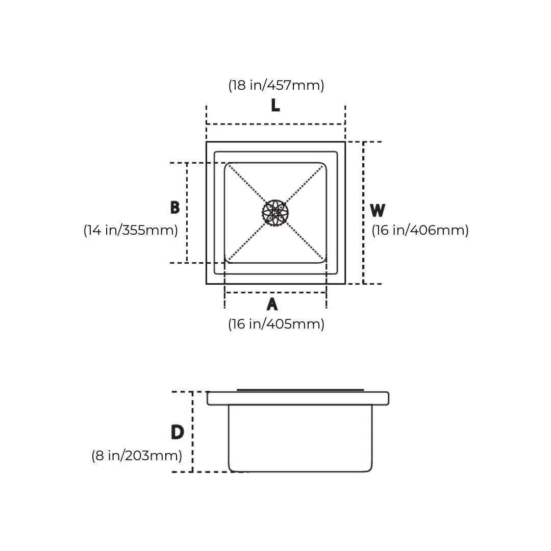 Hindware stainless steel Sink Undermount series single bowl flamingo um 18 x 16 ( 18 x 16 inches ) HINDWARE-STAINLESS-STEEL-SINK-UNDERMOUNT-SERIES-SINGLE-BOWL-FLAMINGO-UM-18-X-16-18-X-16-INCHES-MATT Matt - image 3