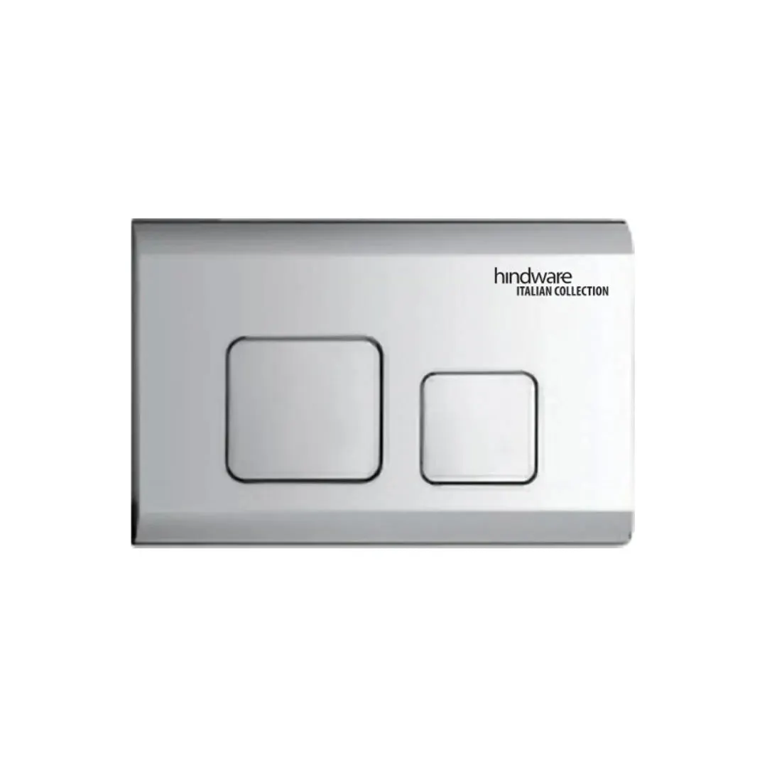 Hindware flush plate cute HINDWARE-FLUSH-PLATE-CUTE-CHROME Chrome - image 1