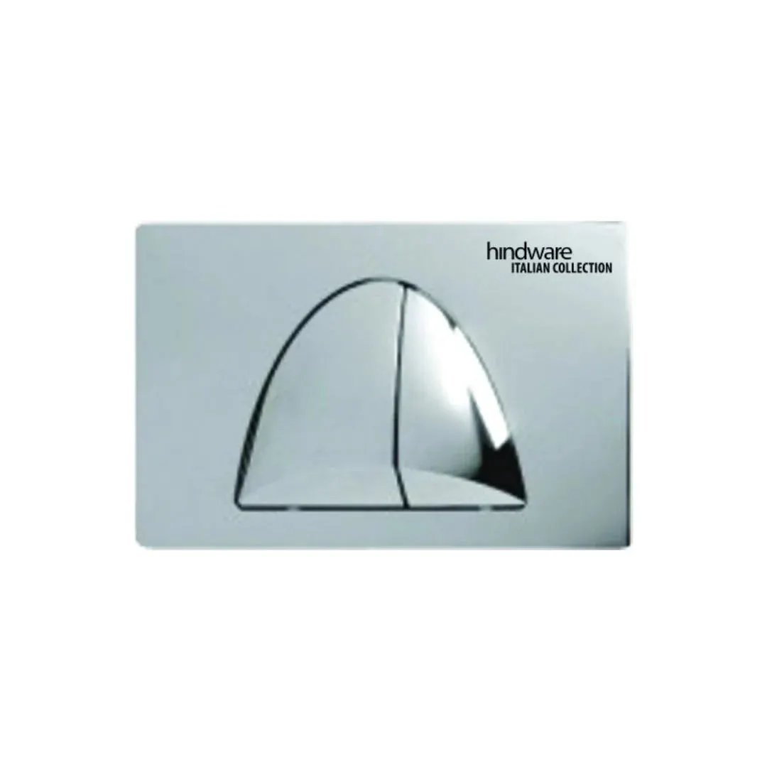 Hindware flush plate shell HINDWARE-FLUSH-PLATE-SHELL-CHROME Chrome - image 1