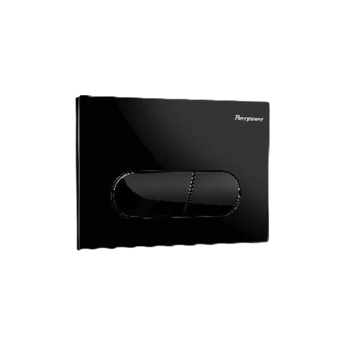Parryware flush plate active oblong E822OA5 E822OA5 Shiny Black - image 1