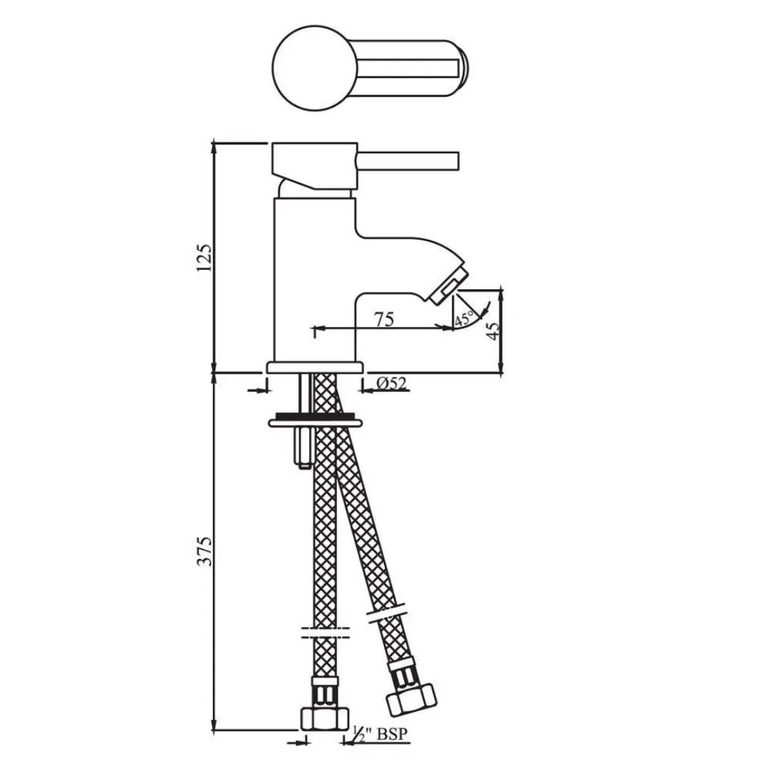 Jaquar table mounted regular basin mixer Florentine FLR-CHR-5003B Chrome - image 2