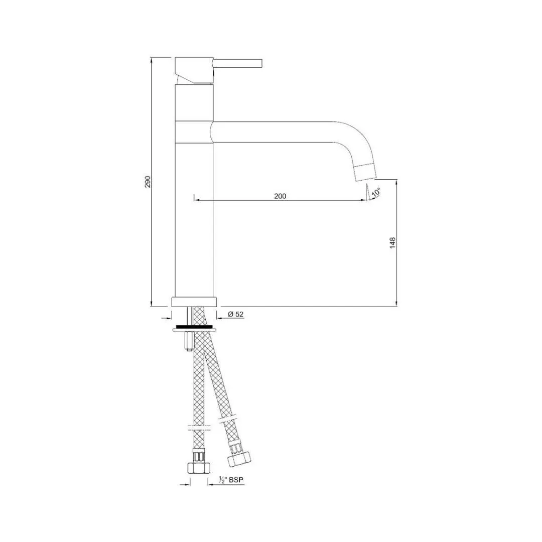 Jaquar table mounted regular kitchen sink mixer Florentine FLR-5007B with swinging spout in chrome finish FLR-5007B Standard - image 2