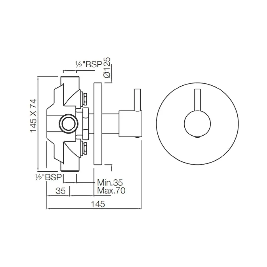 Jaquar 4 way diverter Florentine normal flow FLR-CHR-5421N Chrome - image 2
