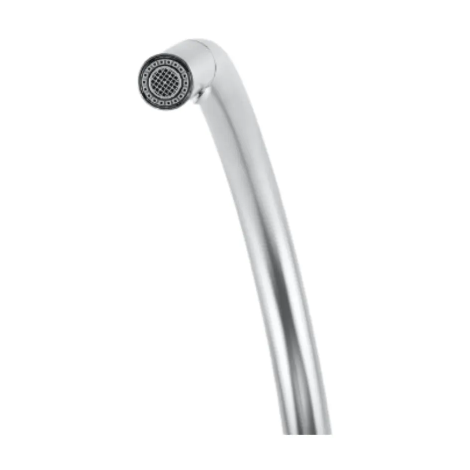 Franke table mounted pull-down kitchen sink mixer eos neo pull down spray with extractable hand shower spout in stainless steel finish PC-FRA-EOSNEOSPR Standard - image 2