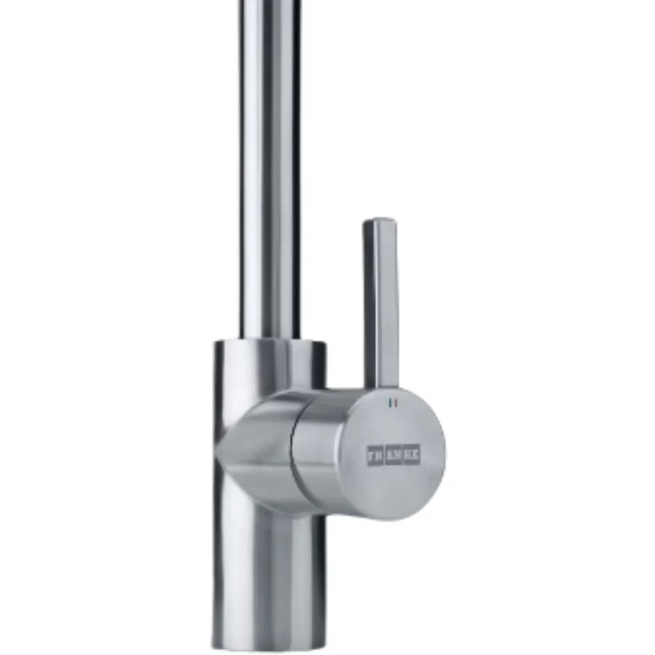 Franke table mounted pull-down kitchen sink mixer eos neo pull down spray with extractable hand shower spout in stainless steel finish PC-FRA-EOSNEOSPR Standard - image 4