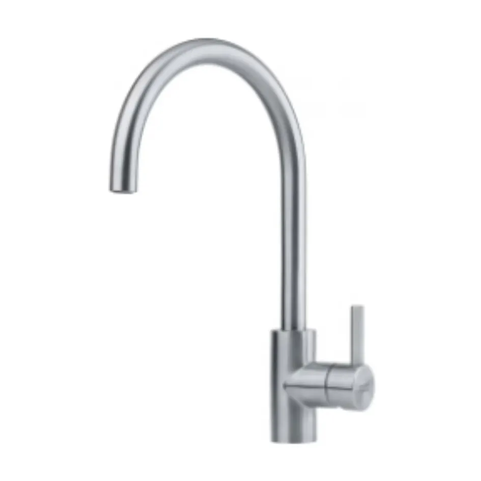 Franke table mounted regular kitchen sink mixer eos neo swivel with swinging spout in stainless steel finish PC-FRA-EOSNEOSWI Standard - image 1