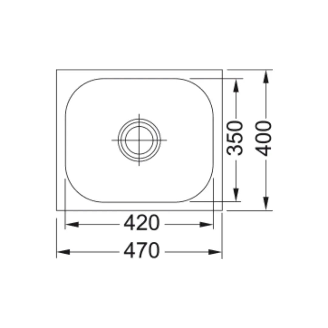 Franke stainless steel Sink Premium series 610 x trendy 19 x 16 ( 19 x 16 inches ) PC-FRA-610TRE-1916-SAT Satin - image 2
