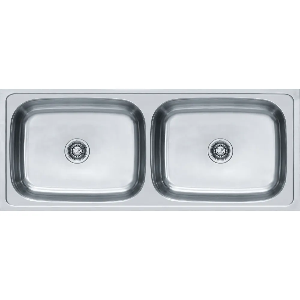 Franke Premium 620 X Grand Stainless Steel Kitchen Sink, Double Bowl, 48 x 20 in PC-FRA-620GRA-4820-SAT Satin - image 1