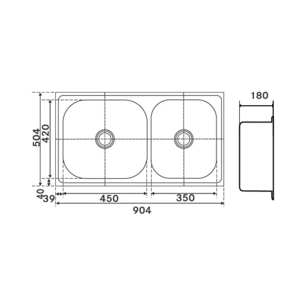 Franke stainless steel Sink Premium series 620 x omni 36 x 20 ( 36 x 20 inches ) PC-FRA-620OMN-3620-SAT Satin - image 2