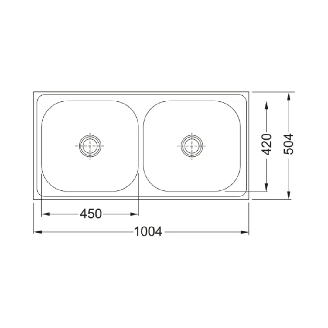 Franke stainless steel Sink Premium series 620 x omni 40 x 20 ( 40 x 20 inches ) PC-FRA-620OMN-4020-SAT Satin - image 2