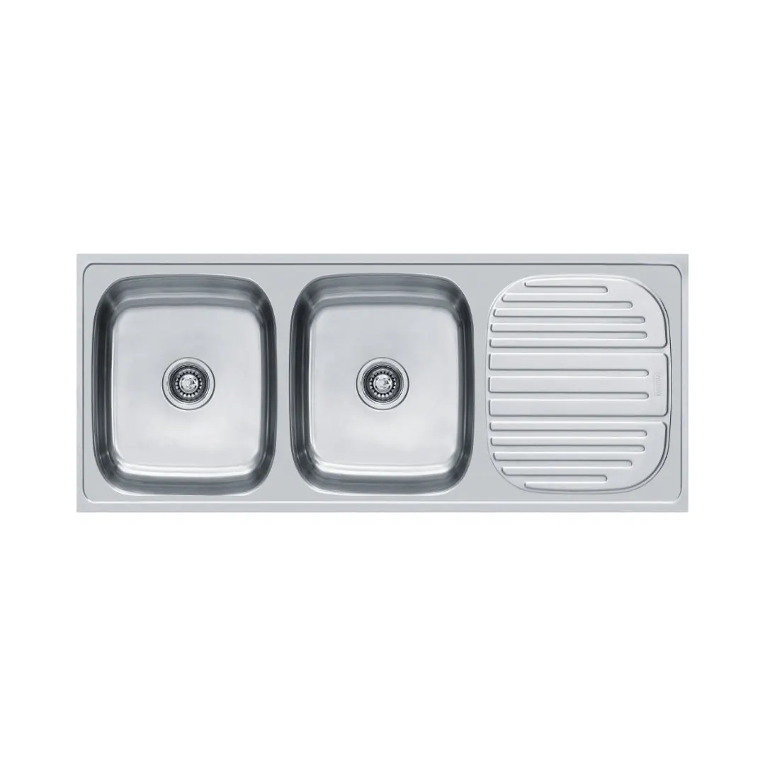 Franke stainless steel Sink Premium series 621 x trendy ( 47 x 20 inches ) PC-FRA-621TRE-4720-SAT Satin - image 1