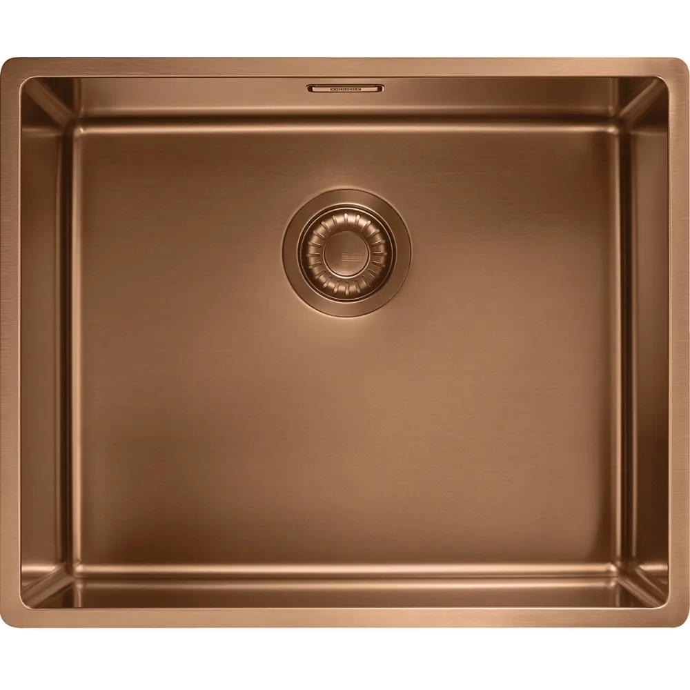 Franke Mythos Masterpiece Stainless Steel Kitchen Sink, 21.3 x 17.7 in, BXM 210 110 50 BXM-210-110-50 Copper - image 1